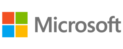 Microsoft logo in color